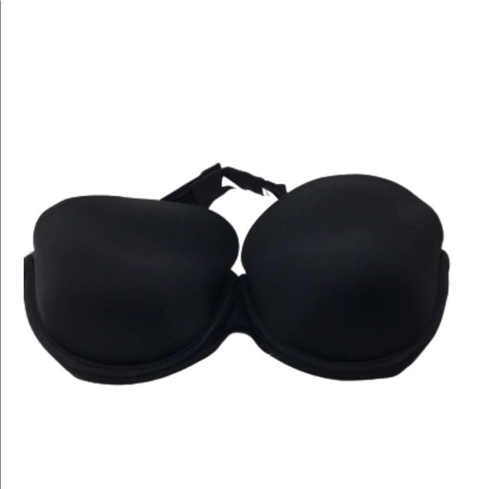 PINK Black Wear Everywhere Push-up Strapless